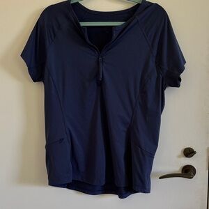 Title Nine activewear short sleeve shirt XL athleisure tennis golf pickleball